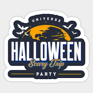 halloween Scary Trip Sticker